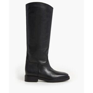 Flattered Florentine Leather Boots in Black